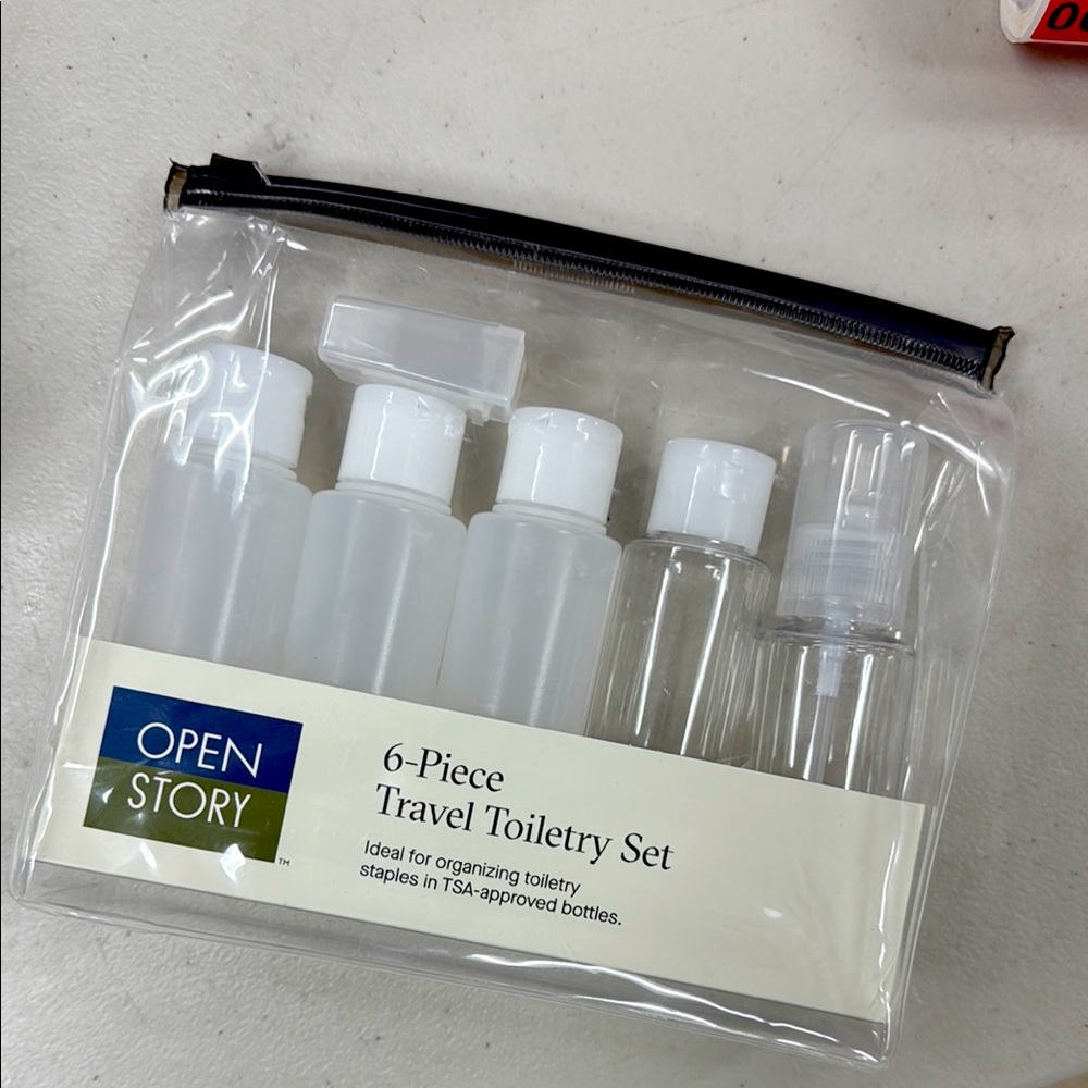 6 PIECE TRAVEL SET GIVEAWAY